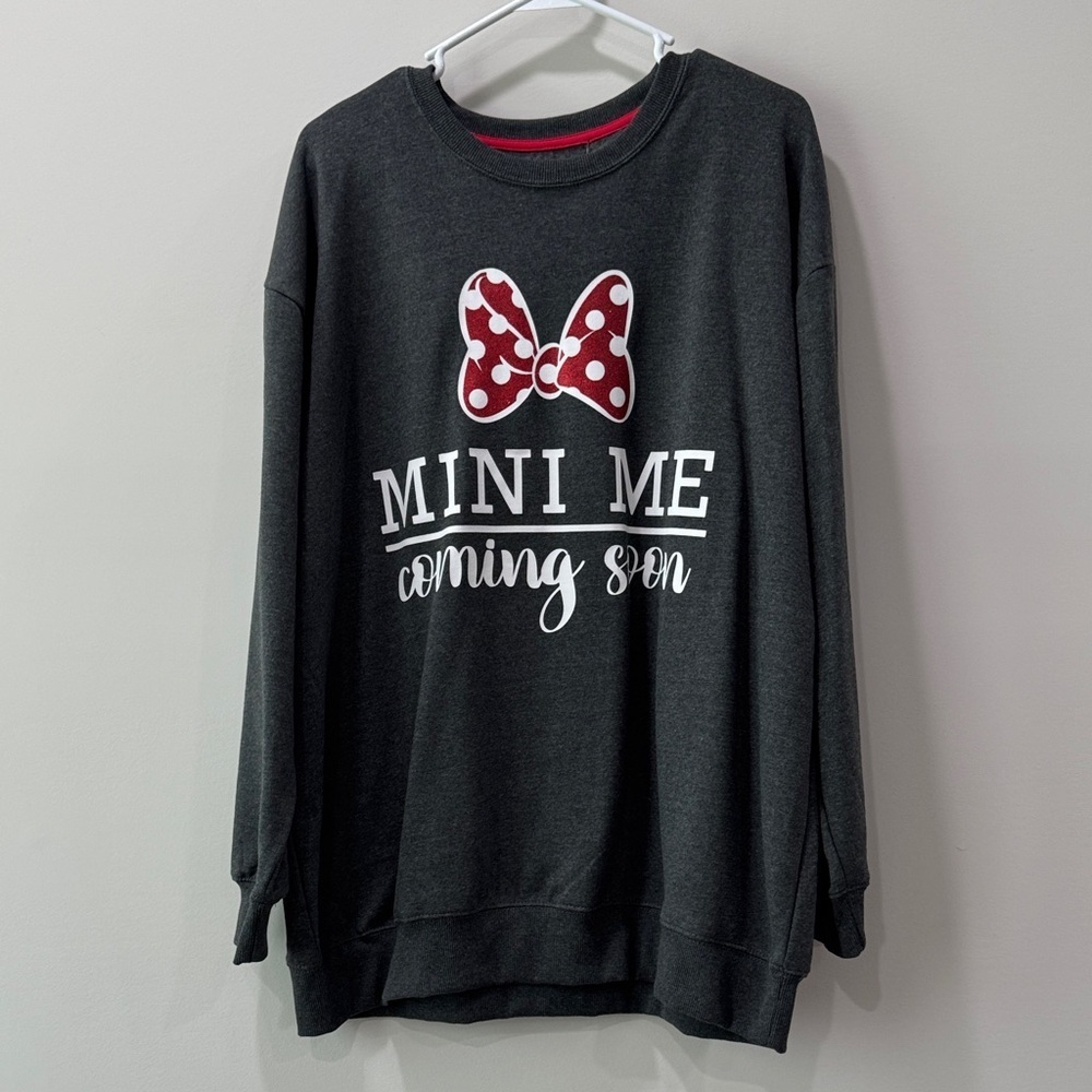 Disney Maternity Sweatshirt with Minnie Mouse Graphic Detail